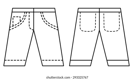 Man's short trousers