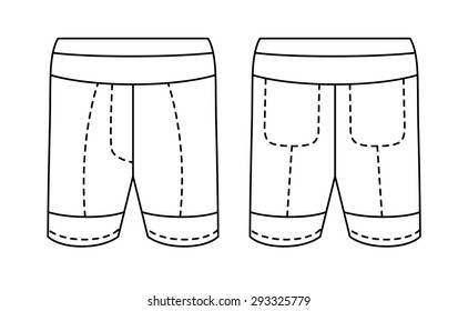 Man's short trousers