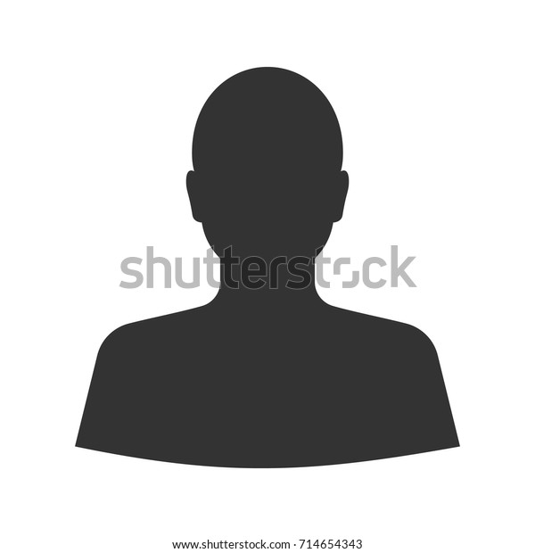 Man\'s silhouette glyph icon.\
Silhouette symbol. Negative space. Vector isolated\
illustration