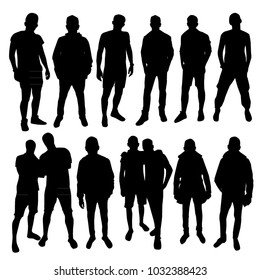 Siluetas de maná negras