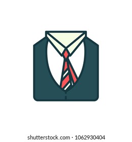 Man's Suit Vector Icon