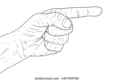 Pointing at Something Stock Vectors, Images & Vector Art | Shutterstock