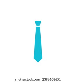 Man's tie, necktie icon. From blue icon set.