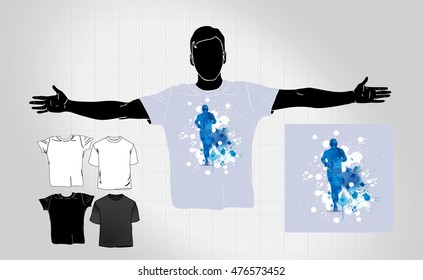 Man's t-shirt design