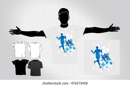 Man's t-shirt design