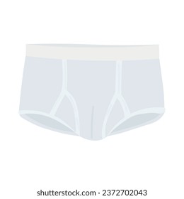 Man's underwear on white background