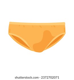 Man's underwear on white background