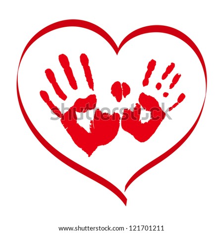 Free Free Heart Handprint Svg 937 SVG PNG EPS DXF File