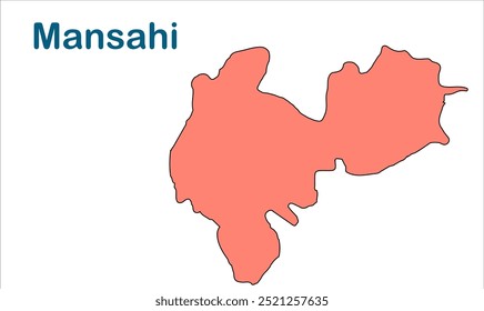 Mapa da subdivisão de Mansahi, Distrito de Katihar, Estado de Bihar, República da Índia, Governo de Bihar, território indiano, Índia Oriental, política, aldeia, turismo