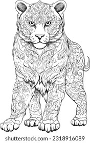 mansala coloring pages for kids and adults stress relief 