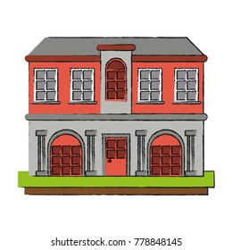 mansion with columns