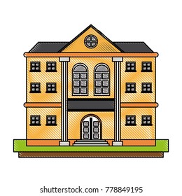 mansion with columns