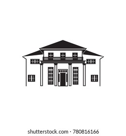 Mansion house line art 