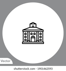 Mansion icon sign vector,Symbol, logo illustration for web and mobile