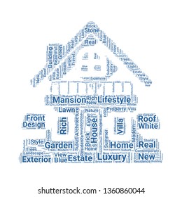 mansion word cloud. tag cloud about mansion.