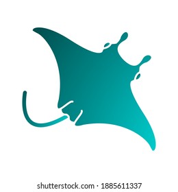 manta icon. manta ray vector. animal sign. vector illustration