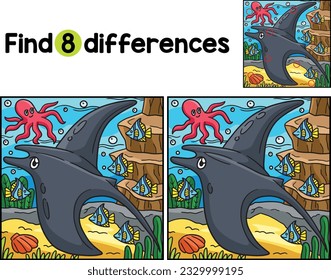  Manta Ray Animal Find The Differences