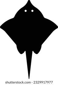 manta ray manta ocean ray fish Glyph