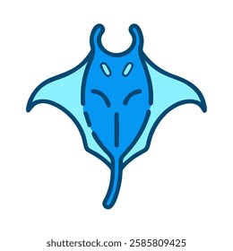 Manta ray for ocean wildlife and majestic marine life