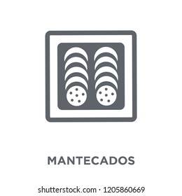 Mantecados icon. Mantecados design concept from Spanish Food collection. Simple element vector illustration on white background.