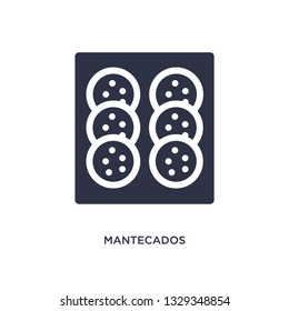 mantecados icon. Simple element illustration from culture concept. mantecados editable symbol design on white background. Can be use for web and mobile. svg