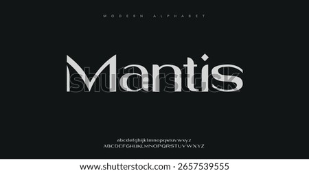 Mantis alphabet small letter logo design
