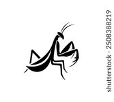 mantis animal logo vector illustration template design