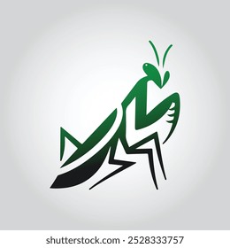 Mantis Icon Silhouette Vector Style Illustration Art 