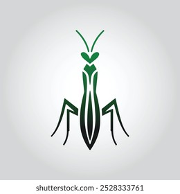 Mantis Icon Silhouette Vector Style Illustration Art 