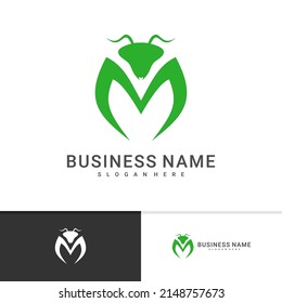 Mantis logo vector template, Creative Mantis logo design concepts