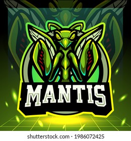 Mantis mascot. esport logo design