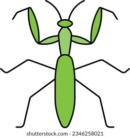 mantis praying mantis praying mantodea insect Outline