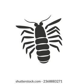 Mantis shrimp Icon on White Background - Simple Vector Illustration