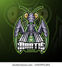 Mantis sport mascot logo design