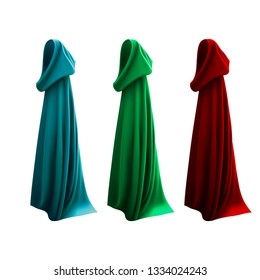 Mantle, cloak, cape. Vector illustration.