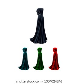 Mantle, cloak, cape. Vector illustration.