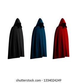 Mantle, cloak, cape. Vector illustration.