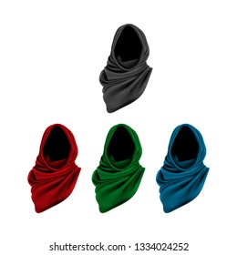 Mantle, cloak, cape. Vector illustration.