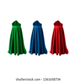Mantle, cloak, cape. Vector illustration.
