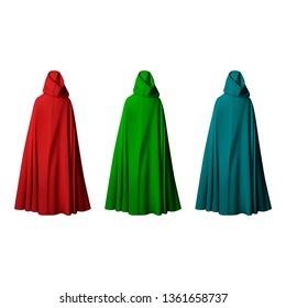 Mantle, cloak, cape. Vector illustration.