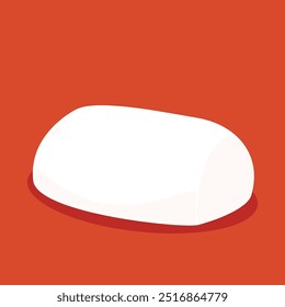 Mantou Chinese steamed bun. Mantou cartoon vector. Chinese food. Dim sum.