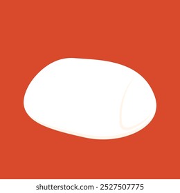 Mantou Chinese steamed bun. Mantou cartoon vector. Chinese food. Dim sum.