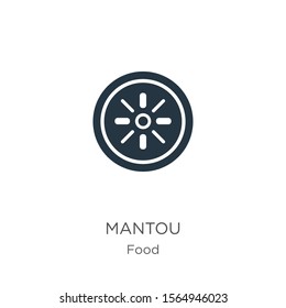 Mantou icon vector. Trendy flat mantou icon from food collection isolated on white background. Vector illustration can be used for web and mobile graphic design, logo, eps10