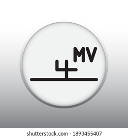 MANUAL AIR VENT VECTOR SYMBOL OF PUMPING SYSTEM MECHANICAL SYSTEM