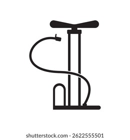 manual bicycle pump icon illustration element design