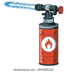 Manual Blowtorch with Blue Flame