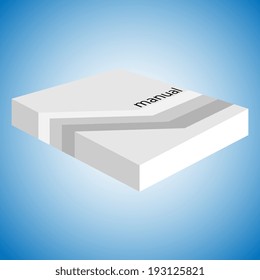 Manual book. Vector