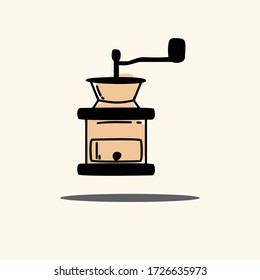 Manual Brewing Coffee Methods Flat Vector design. Pour Over Coffee. Icon