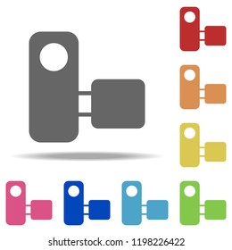 manual camera icon. Elements of web in multi colored icons. Simple icon for websites, web design, mobile app, info graphics