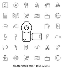 Manual camera nolan icon. Elements of media, press set. Simple icon for websites, web design, mobile app, info graphics